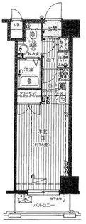 カーサ大井町【4階】の間取り