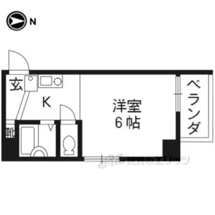 ドミール松田【2階】の間取り