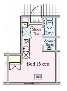 ルネコート西大島A【1階】の間取り