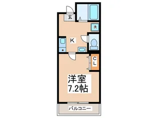 メゾングリーンヒル【1階】の間取り