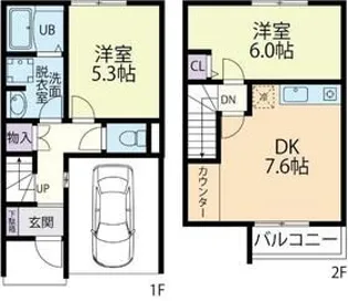 Gentry III番館【1階】の間取り