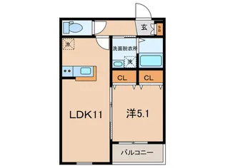 Arbre Village【1階】の間取り