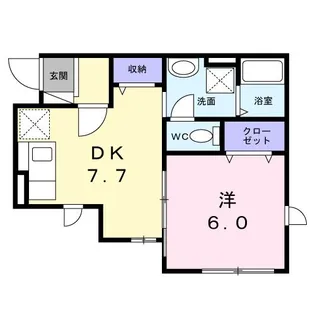 ヴァンベェール27【2階】の間取り