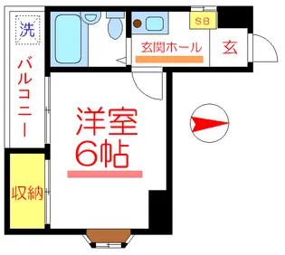 メゾングリシン【5階】の間取り