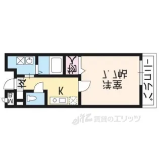 ヴィンテージ高智穂【3階】の間取り
