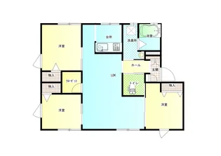 ラフォーレ南松崎C棟102号【1階】の間取り
