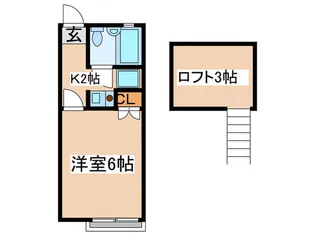 ヒカリハイツ【2階】の間取り