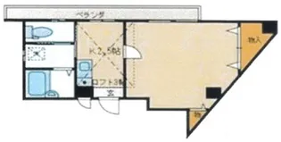 シャンテ北大塚【5階】の間取り