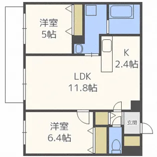 Presidence西町 (プレジデンス西町)【4階】の間取り