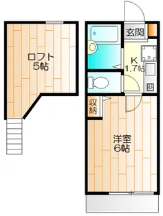 第12シバタハウス【1階】の間取り