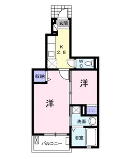 エターナルプレース【1階】の間取り