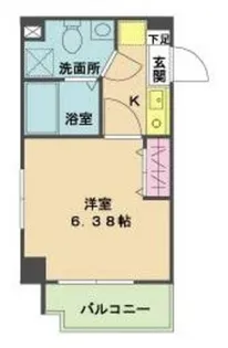 レスポワール・多摩川【3階】の間取り