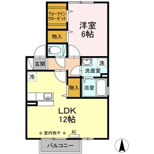 エスポワール・M A【2階】の間取り