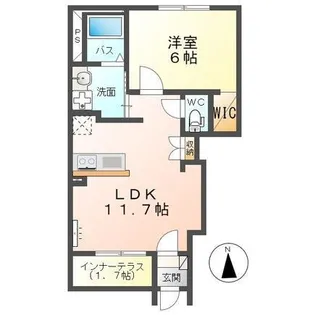 ミレイ【1階】の間取り