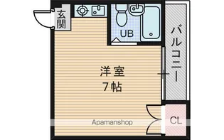 シャトー亜寿香【5階】の間取り