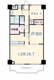 サンハイツ大和第一【5階】の間取り