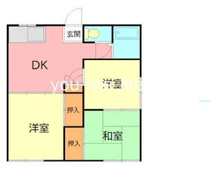 添田ハイツ【1階】の間取り