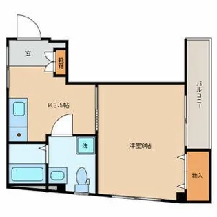 コーポヒロアネックス【1階】の間取り
