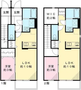 エルメゾン足崎 C棟【2階】の間取り