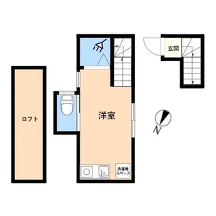 TOKYOβ竹ノ塚10【2階】の間取り