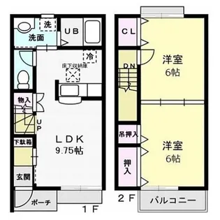 gracia 壱番館【1階】の間取り