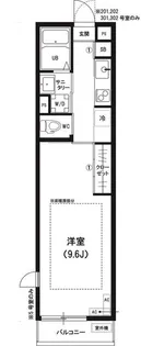 リブリ船橋法典【3階】の間取り