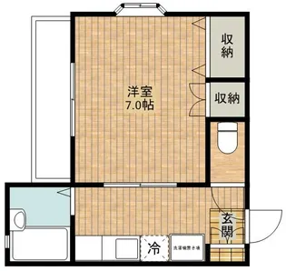 パインクレスト川崎【1階】の間取り