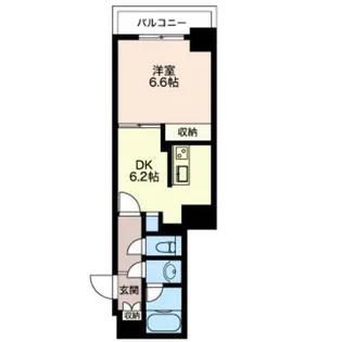 エスティメゾン神田【4階】の間取り