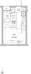 ベルシードステアー品川荏原【4階】の間取り