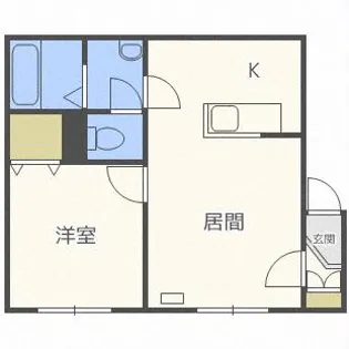 百合が原クリスタルハイツ【3階】の間取り