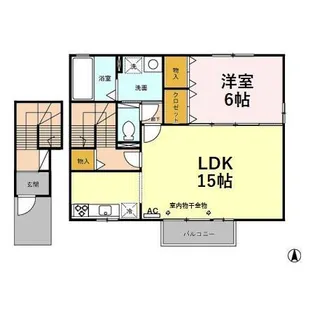 リュシオル【2階】の間取り