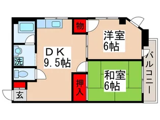 吉原マンション【3階】の間取り