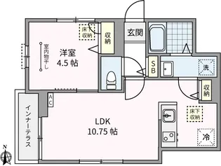 Place Yaem【1階】の間取り