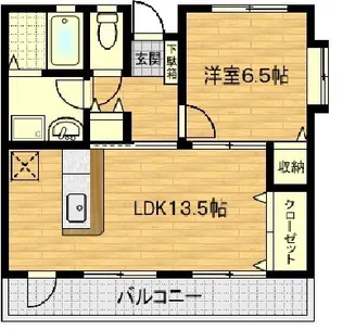 ゴールデンハイム【3階】の間取り