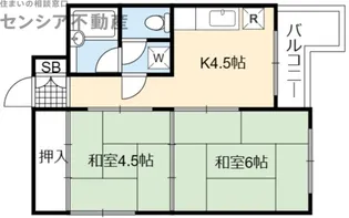 メゾン関目【2階】の間取り