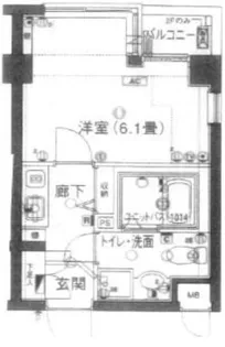 プレール新宿落合 ペット可 手無 常時ゴミ出可 独立洗面【1階】の間取り