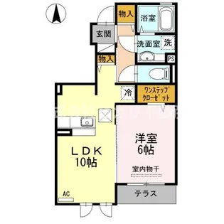 クレアトゥール柏【1階】の間取り