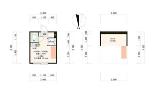 ハーモニーテラス北新宿II【1階】の間取り