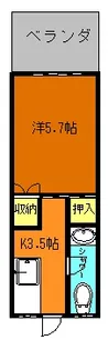 丸英ビル【4階】の間取り