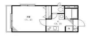 エグレット N・Y【1階】の間取り