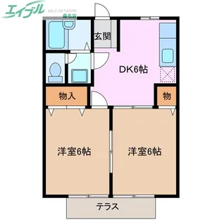 パレス3.1A【1階】の間取り