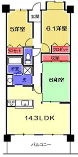 グレーシィ栗東ビステージ【13階】の間取り