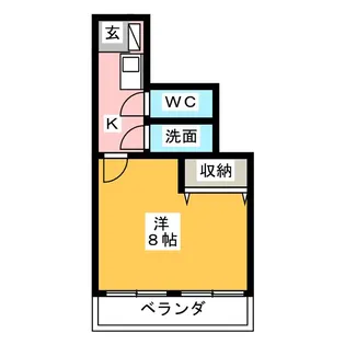 ハピネス【1階】の間取り