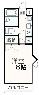 ヴェルディ堀之内【2階】の間取り