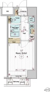 ベルグレードHJ【7階】の間取り