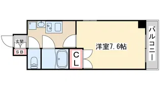 イーゲート【4階】の間取り