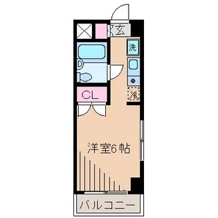 スカイコート大倉山【2階】の間取り