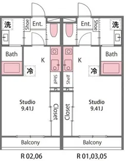アルステーマ【1階】の間取り
