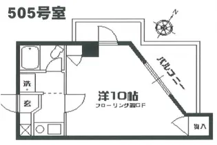 ヴェルジュ【5階】の間取り