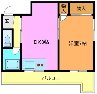 東京都墨田区東向島2【アパート】の間取り